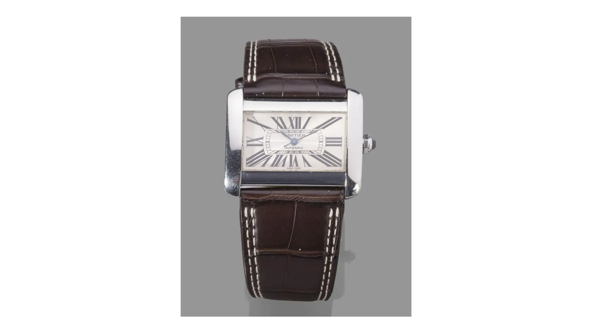 Cartier Tank Divan 2612 38mm Stainless steel Silver