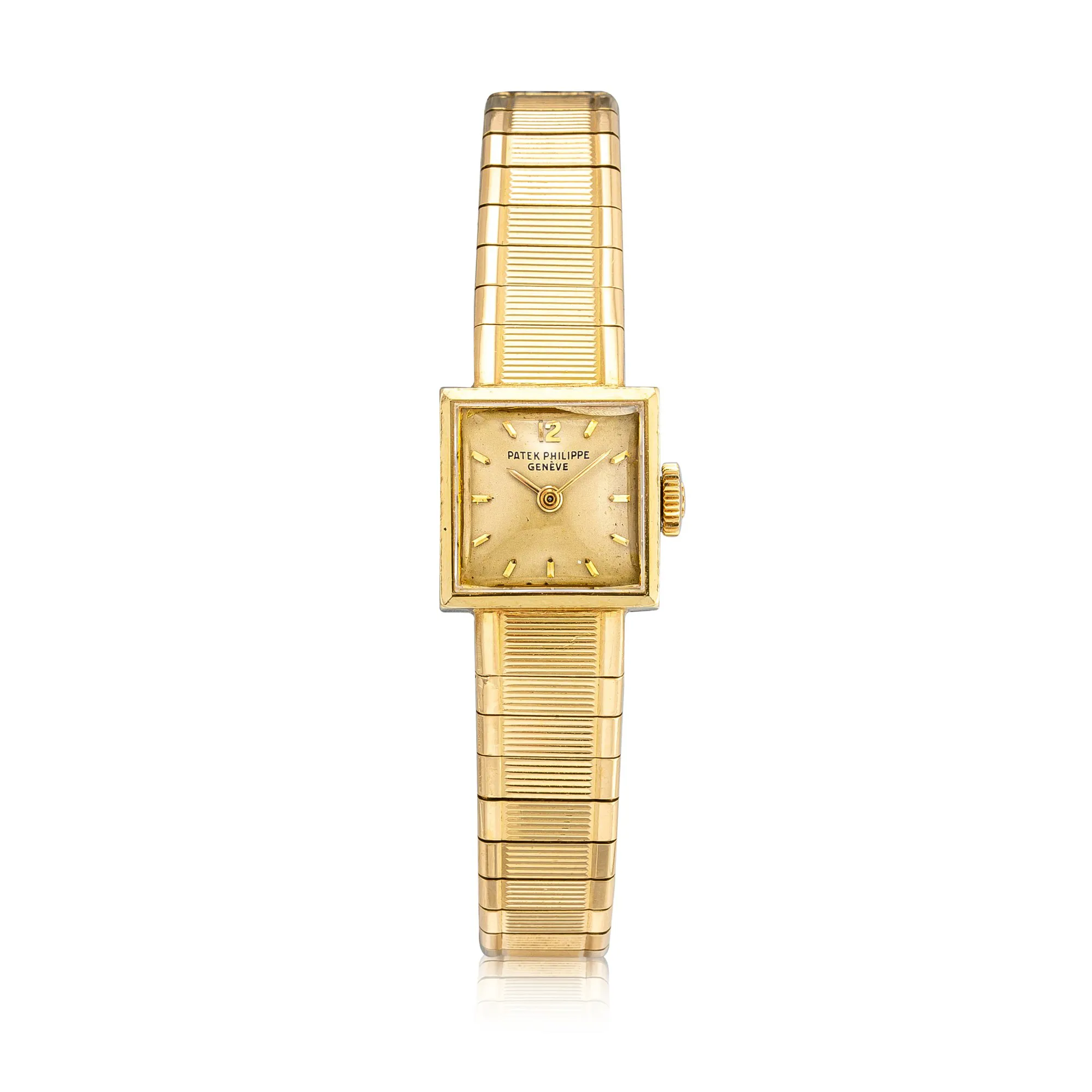 Patek Philippe 3086 15mm Yellow gold Silver