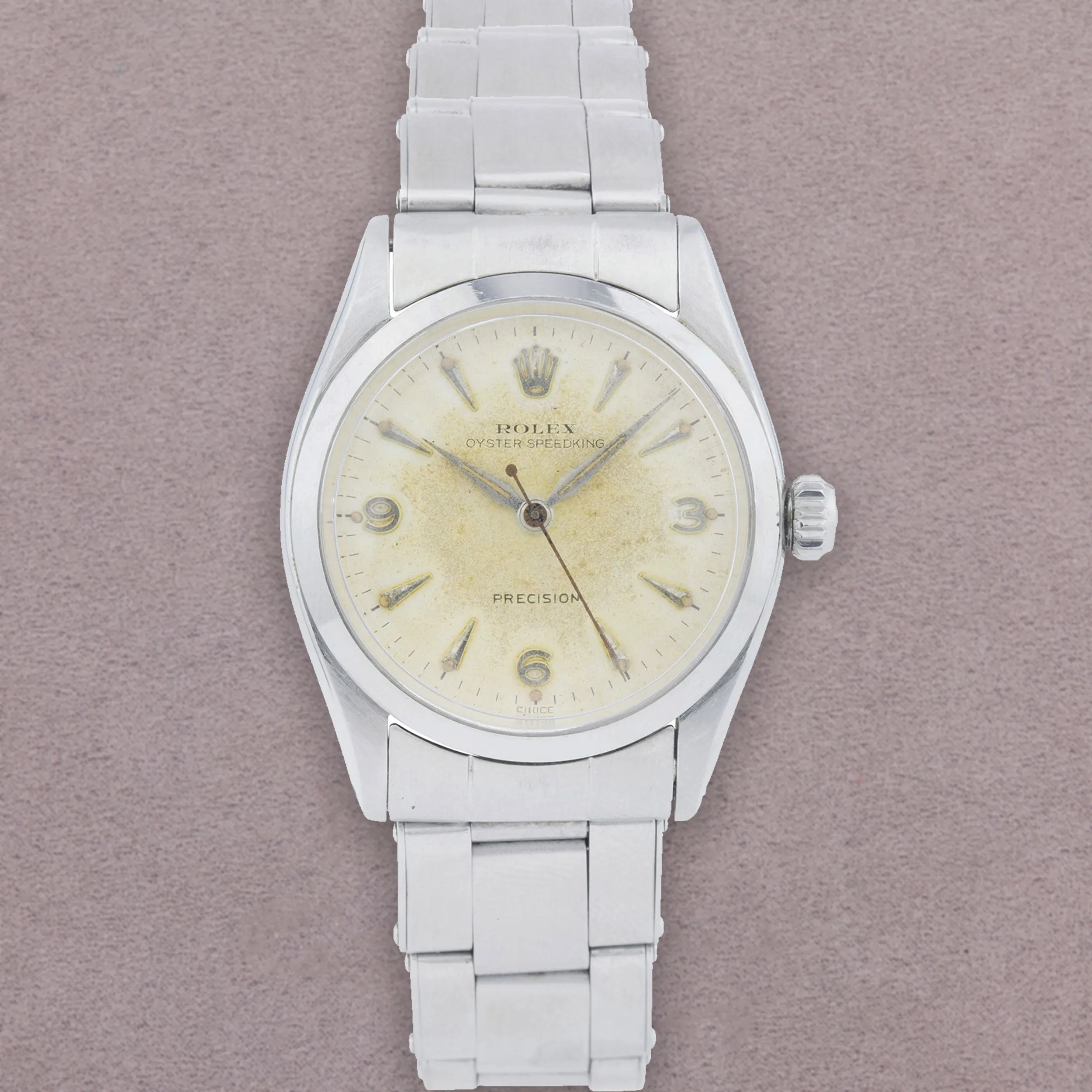 Rolex Precision 6420 30mm Stainless steel Cream