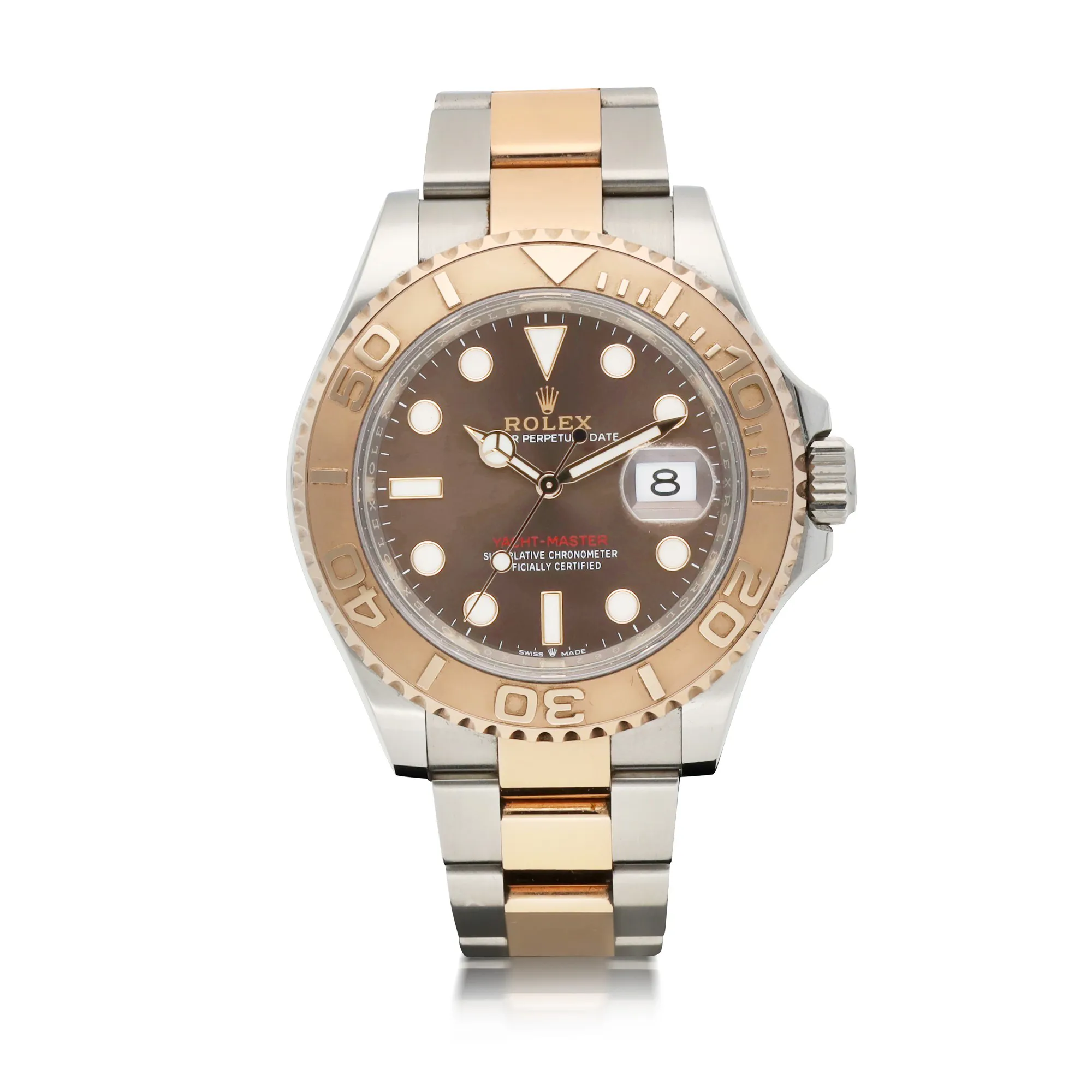 Rolex Yacht-Master 40 126621 40mm Rose gold and Stainless steel Brown