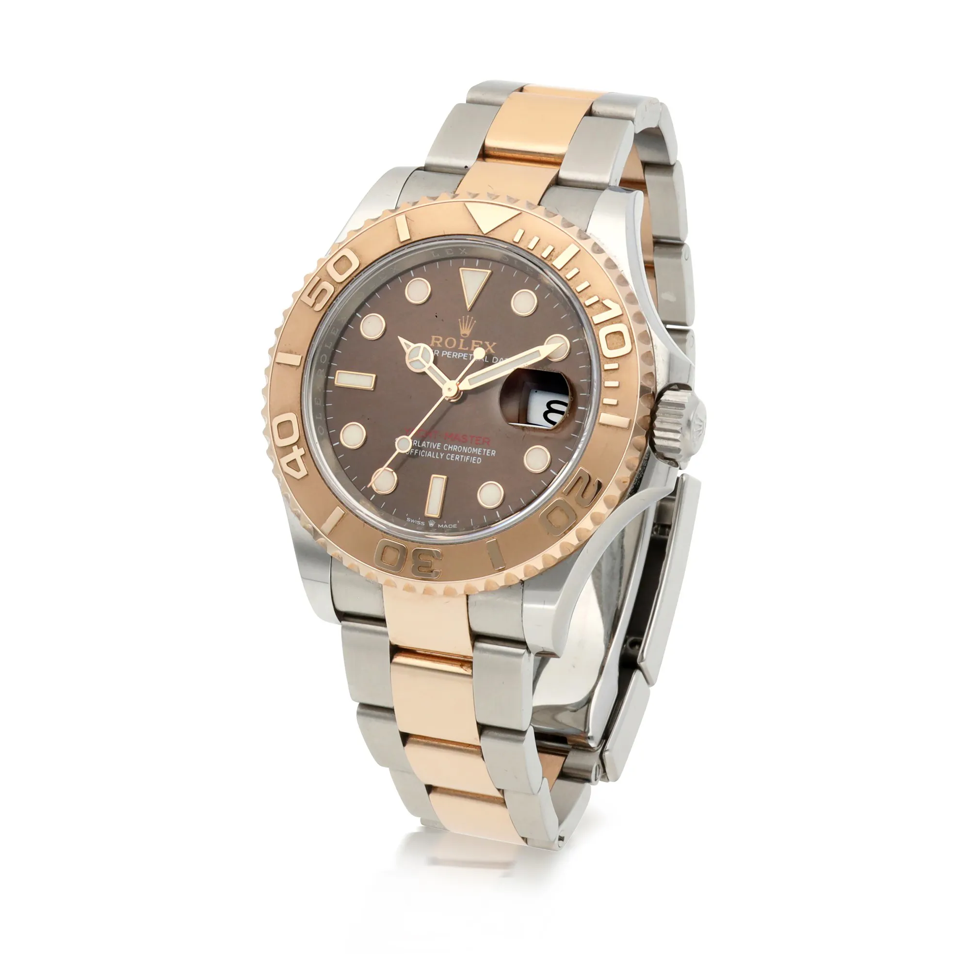 Rolex Yacht-Master 40 126621 40mm Rose gold and Stainless steel Brown 2