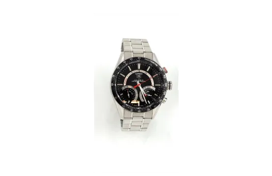 TAG Heuer Carrera CV7A10 44mm Stainless steel Black