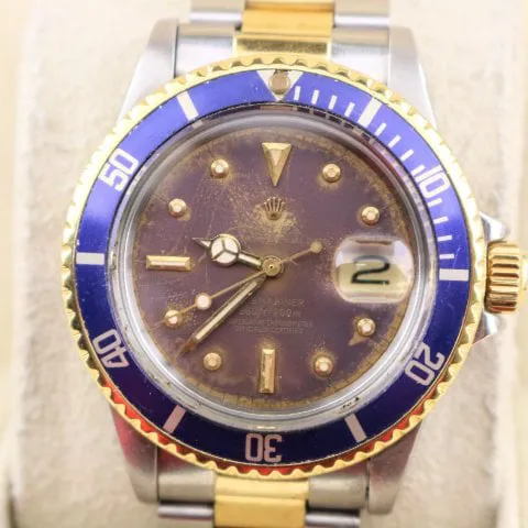 Rolex Submariner 1680 40mm Gold/steel Blue