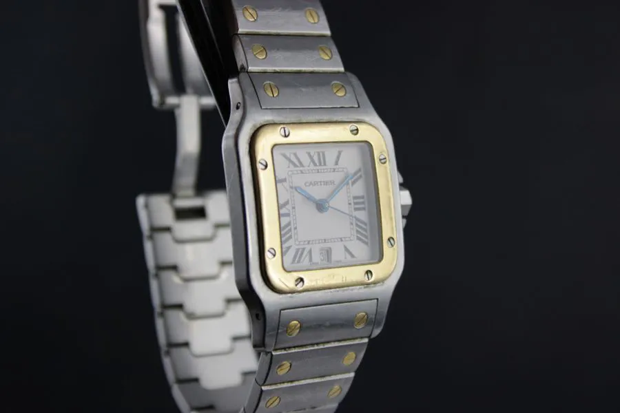 Cartier Santos Galbée 1566 29mm Stainless steel Cream