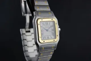 Cartier Santos Galbée 1566 Stainless steel Cream