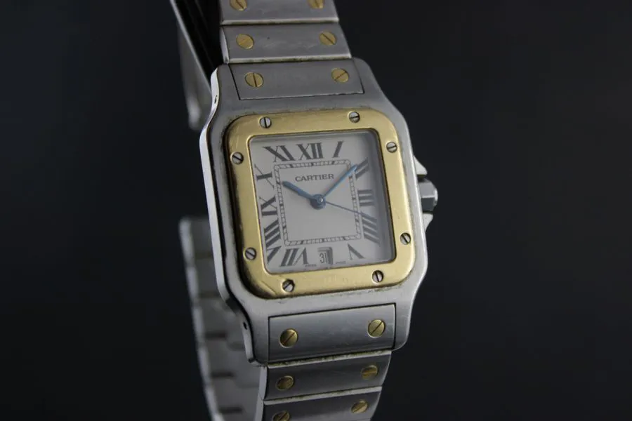 Cartier Santos Galbée 1566 29mm Stainless steel Cream 1