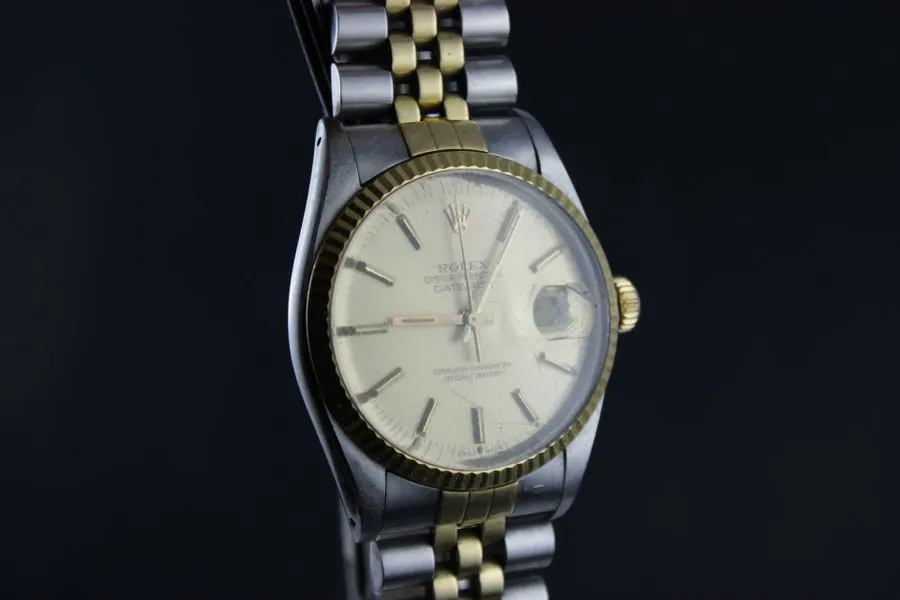 Rolex Datejust 36 16013 36mm Yellow gold and stainless steel Golden