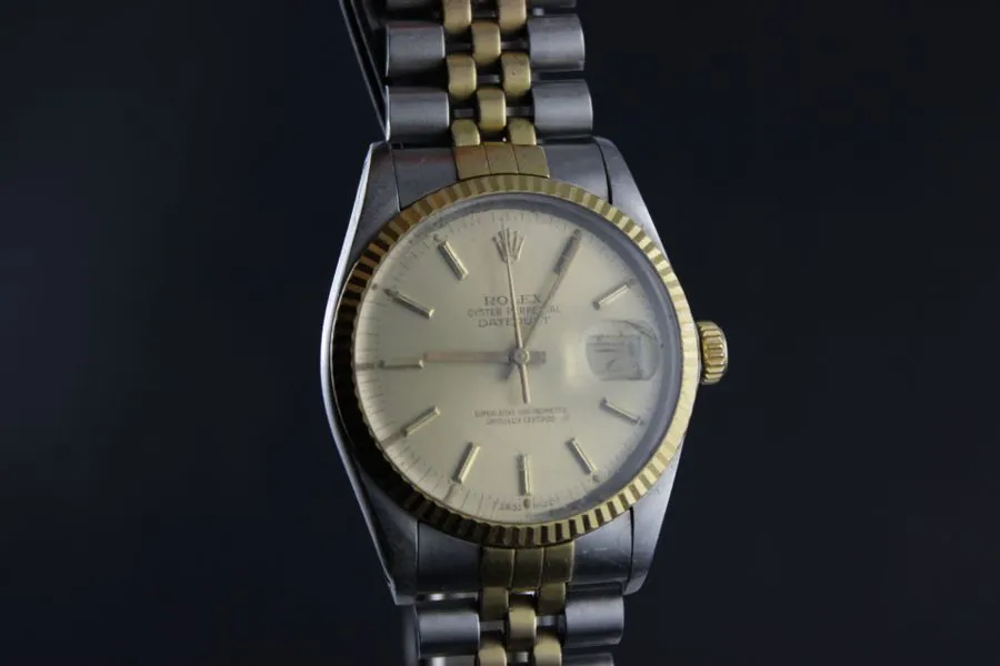 Rolex Datejust 36 16013 36mm Yellow gold and stainless steel Golden 1