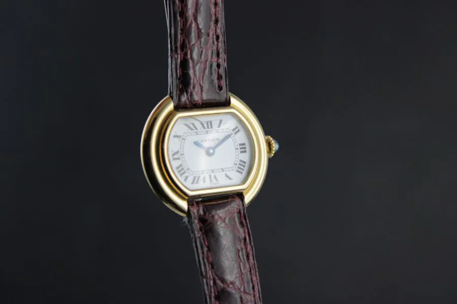 Cartier Ellipse 6708 26mm Yellow gold White 1