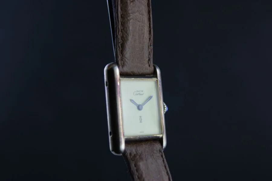 Cartier Tank Must 20mm Silver Cream