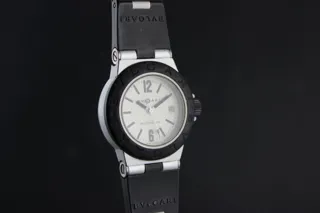 Bulgari Diagono AL 29 TA Aluminium Silver