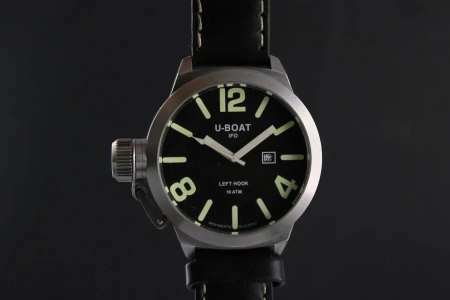 U-Boat 45mm Stainless steel Black 1