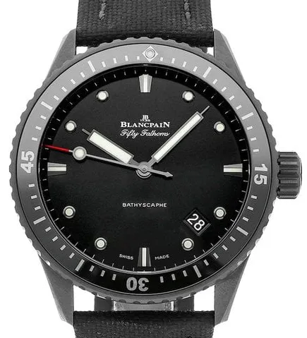 Blancpain Fifty Fathoms 5000-0130-B52A 44mm Ceramic Black