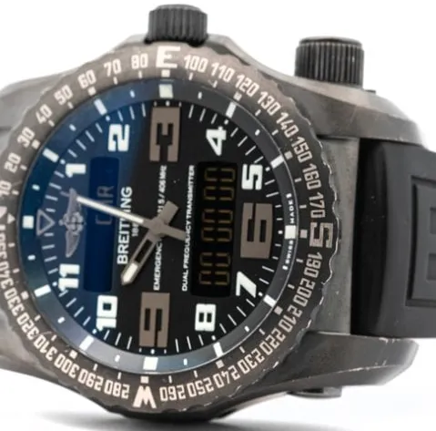 Breitling Emergency V76325 51mm Titanium Black