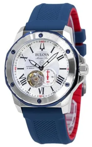 Bulova Marine Star 98A225 45mm Stainless steel White