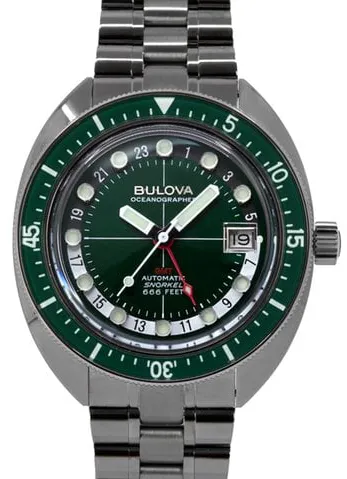 Bulova 98B415 41mm Stainless steel Green