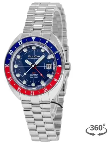 Bulova 96B405 41mm Stainless steel Blue