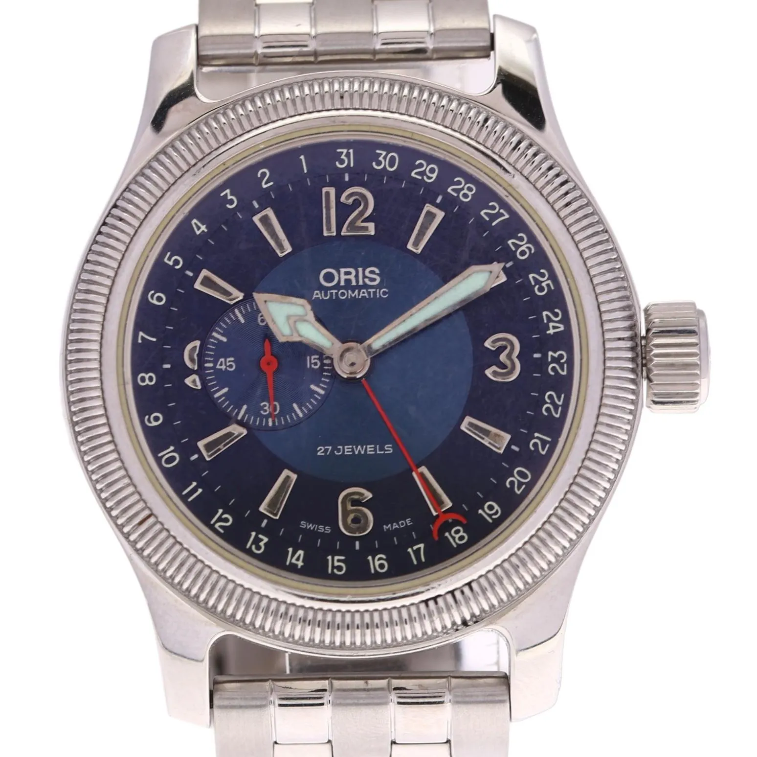 Oris 7491 40mm Stainless steel Blue