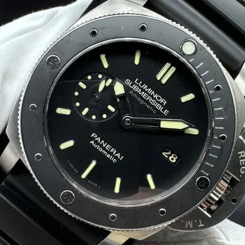 Panerai Submersible PAM 00389 47mm Titanium Black