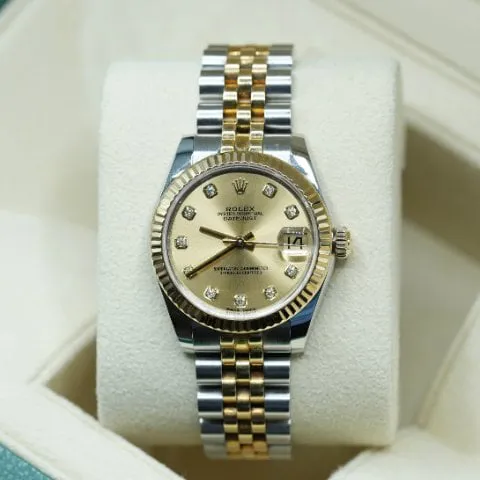 Rolex Datejust 31 178273 31mm Yellow gold and Stainless steel Champagne