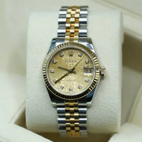 Rolex Datejust 31 178273 31mm Yellow gold and Stainless steel Champagne