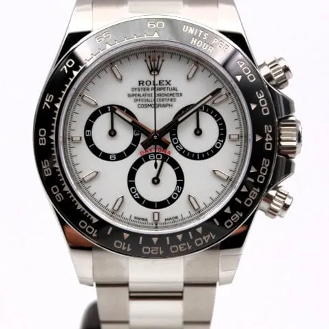 Rolex Daytona 126500LN 40mm Stainless steel White