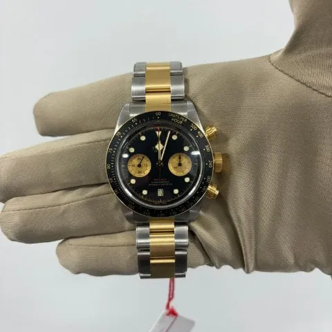 Tudor Black Bay Chrono S&G M79363N-0001 41mm Yellow gold and Stainless steel Black