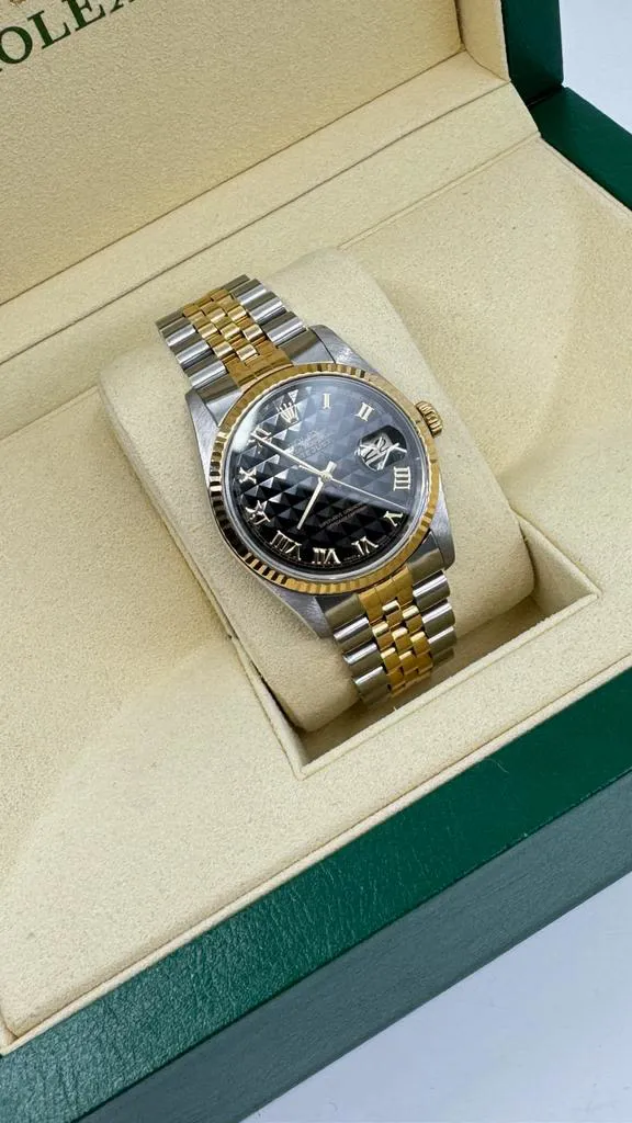 Rolex Datejust 36 16233 36mm Yellow gold and stainless steel Black 8