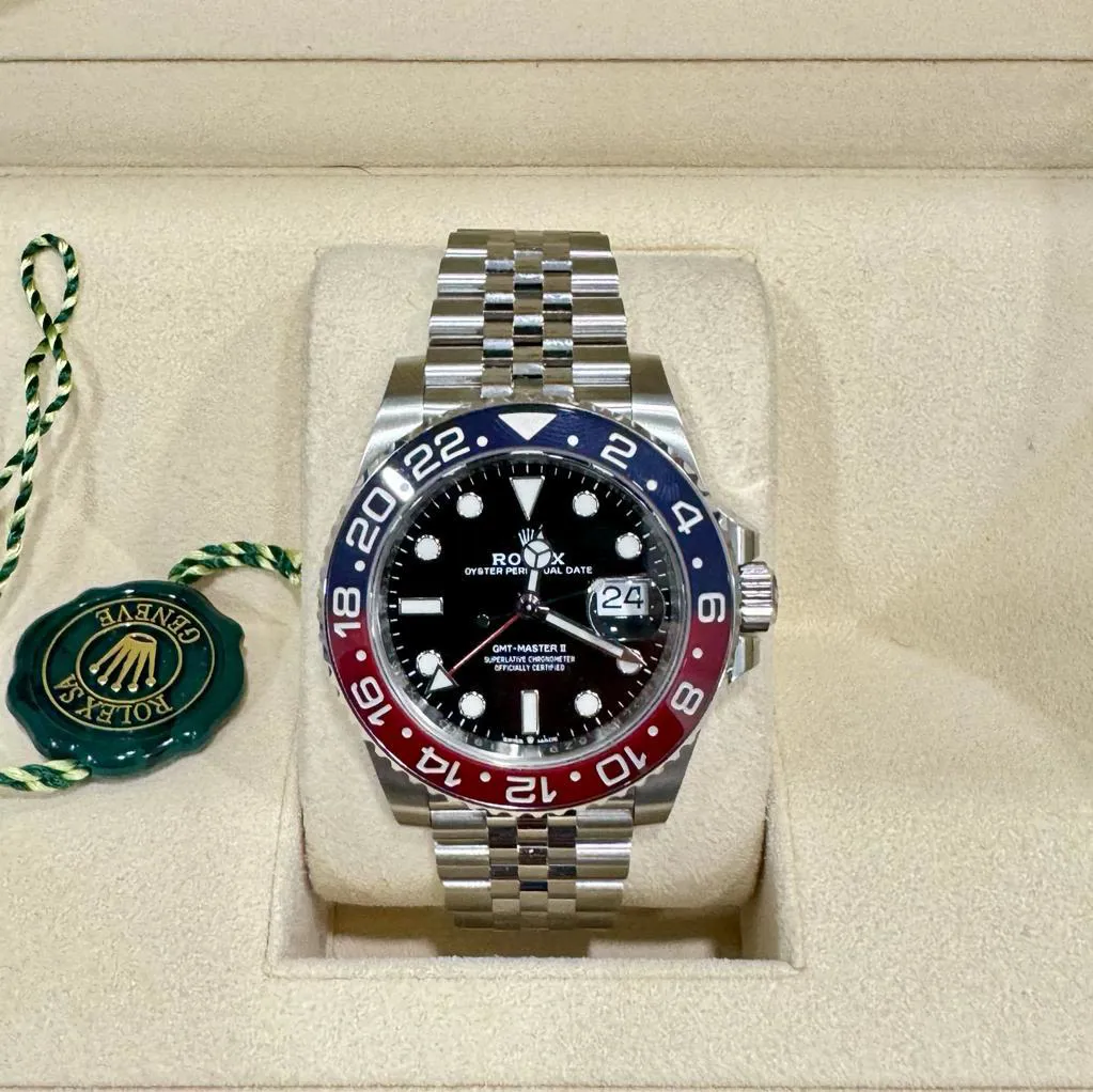 Rolex GMT-Master II 126710BL 40mm Stainless steel Black