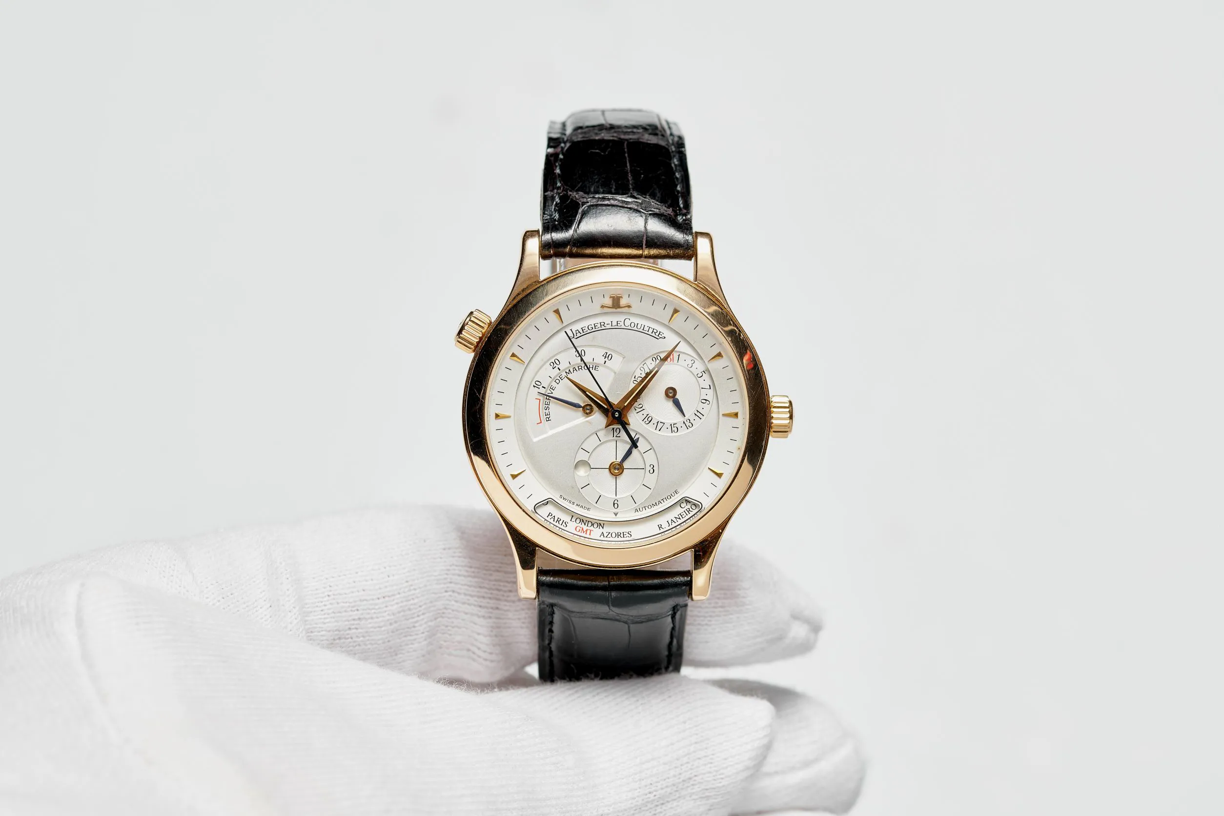 Jaeger-LeCoultre World Time 142.2.92 38mm Rose gold Silver 6