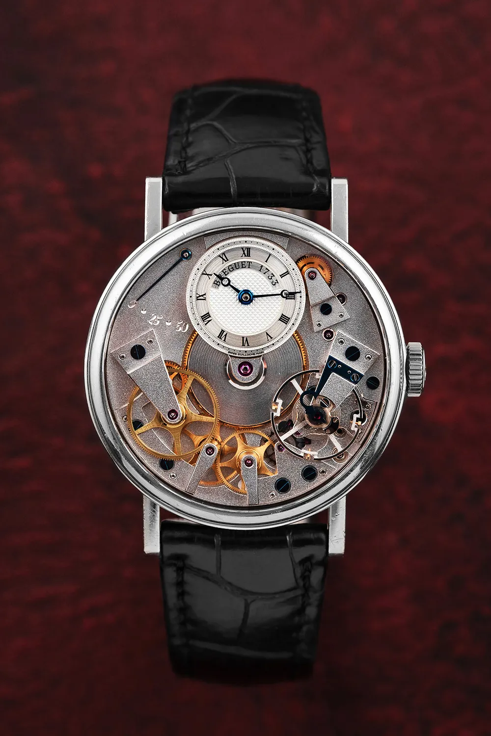 Breguet Tradition 7027BB 38mm White gold Semi-skeletonized