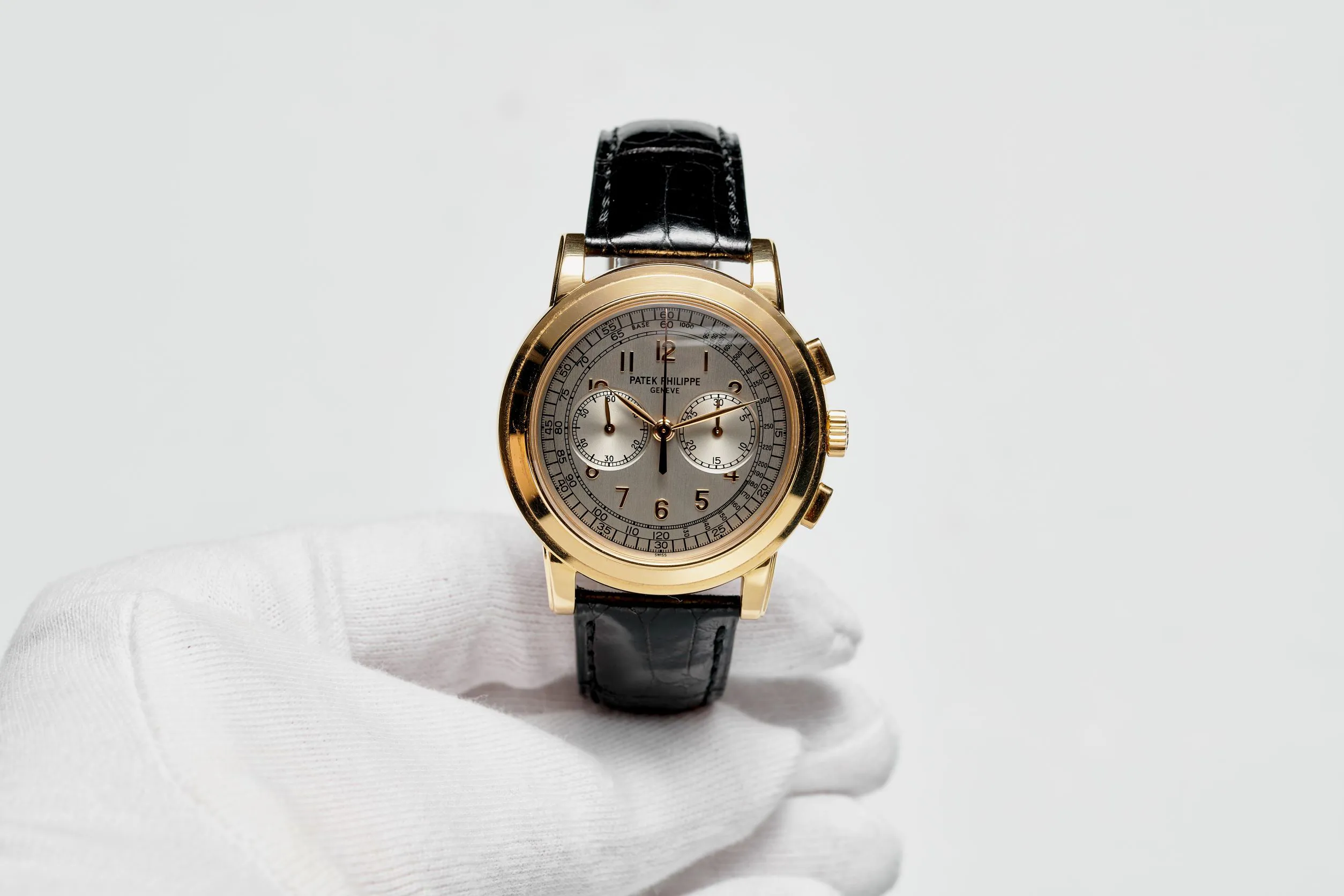 Patek Philippe Chronograph 5070G-001 42mm Rose gold Silver 1