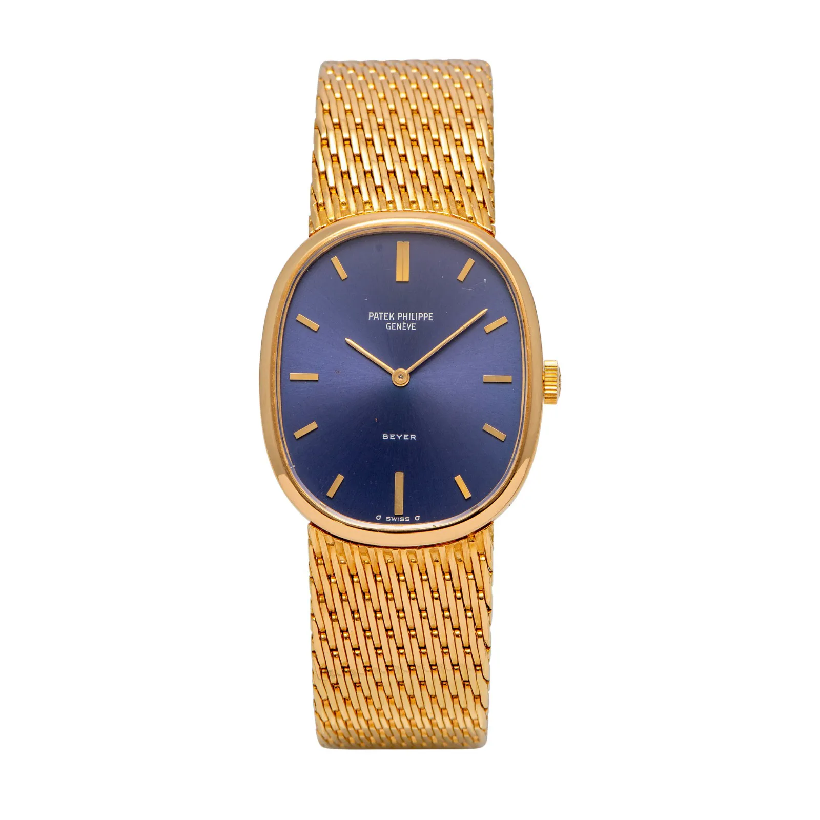 Patek Philippe Golden Ellipse 3748 27mm Yellow gold Blue 3