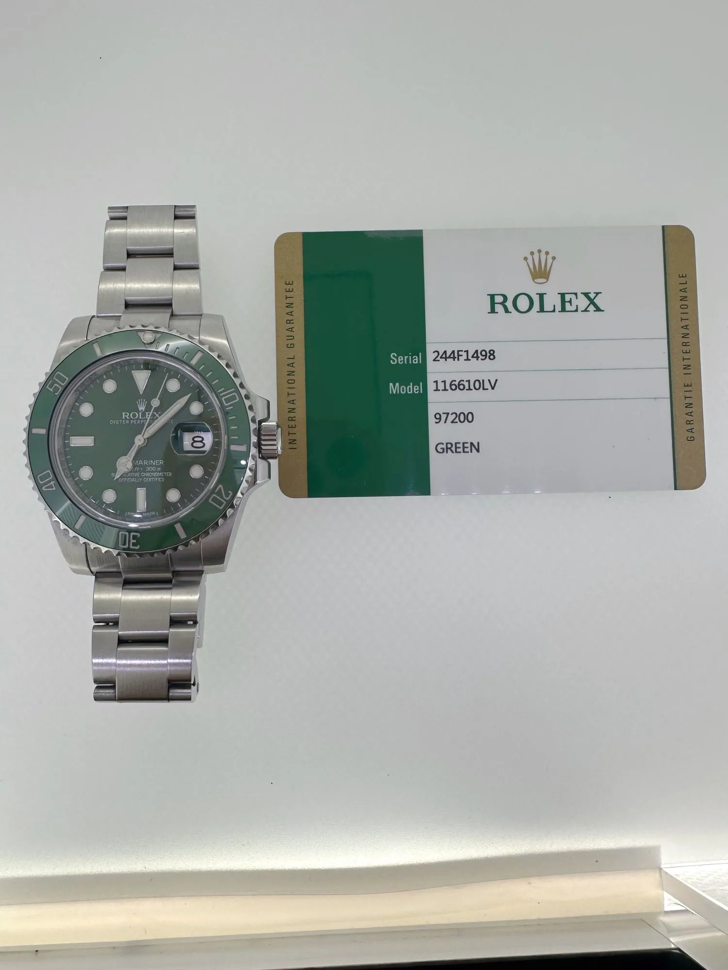 Rolex Submariner 116610LV 40mm Stainless steel Green 4