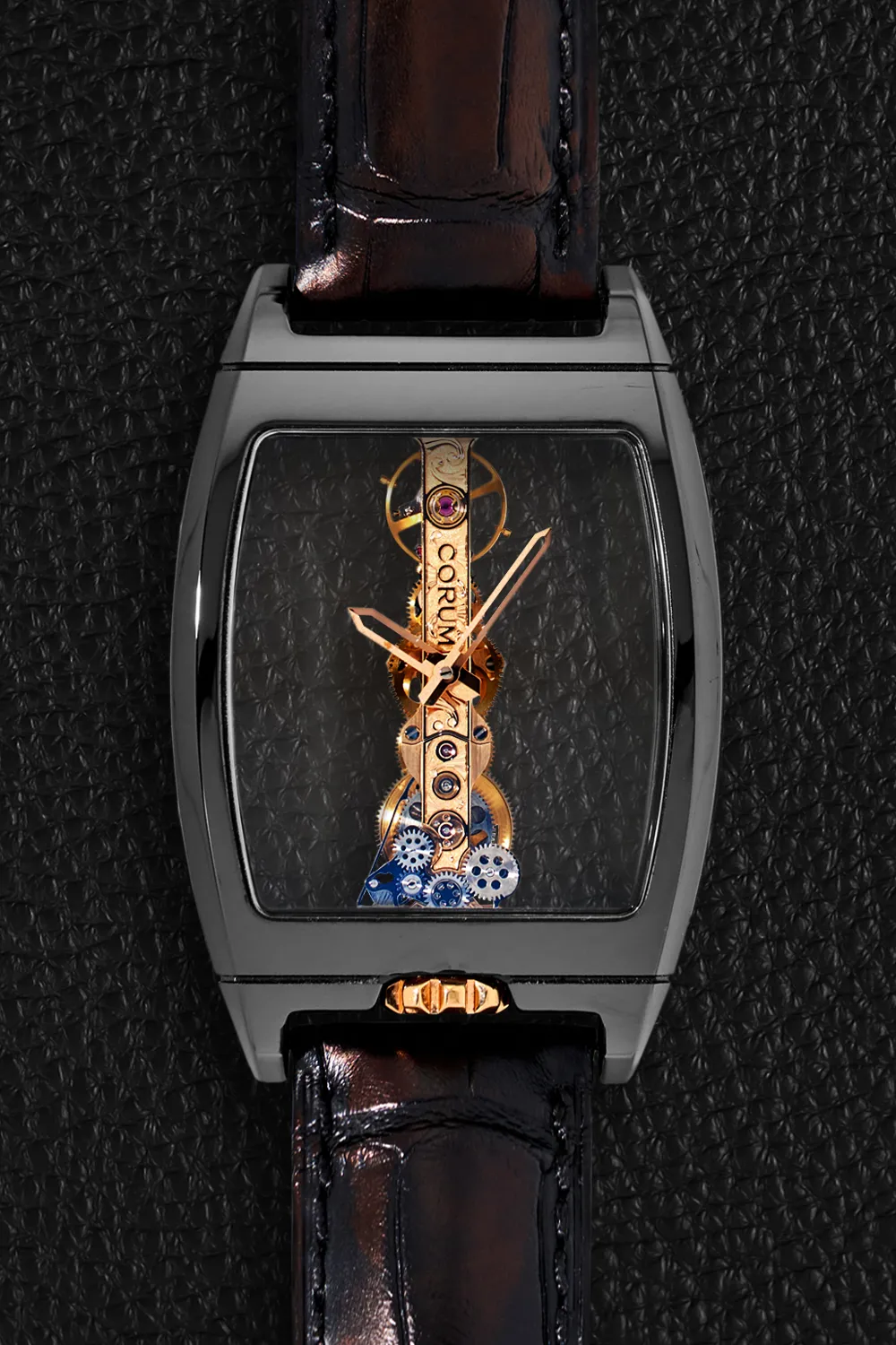 Corum Golden Bridge 113.161.15/0001 0000R 34mm Ceramic Transparent