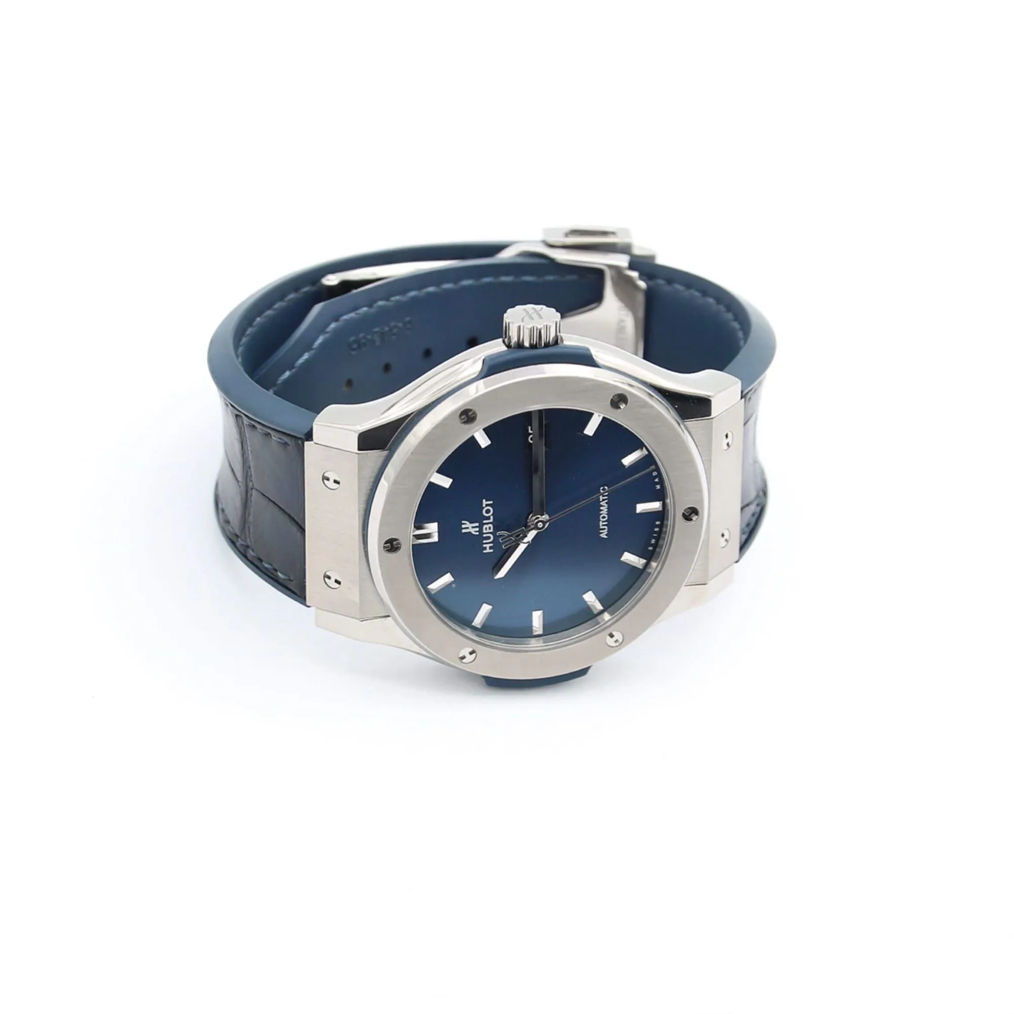 Hublot Classic Fusion Blue 542.NX.7170.RX 42mm Titanium Blue 4