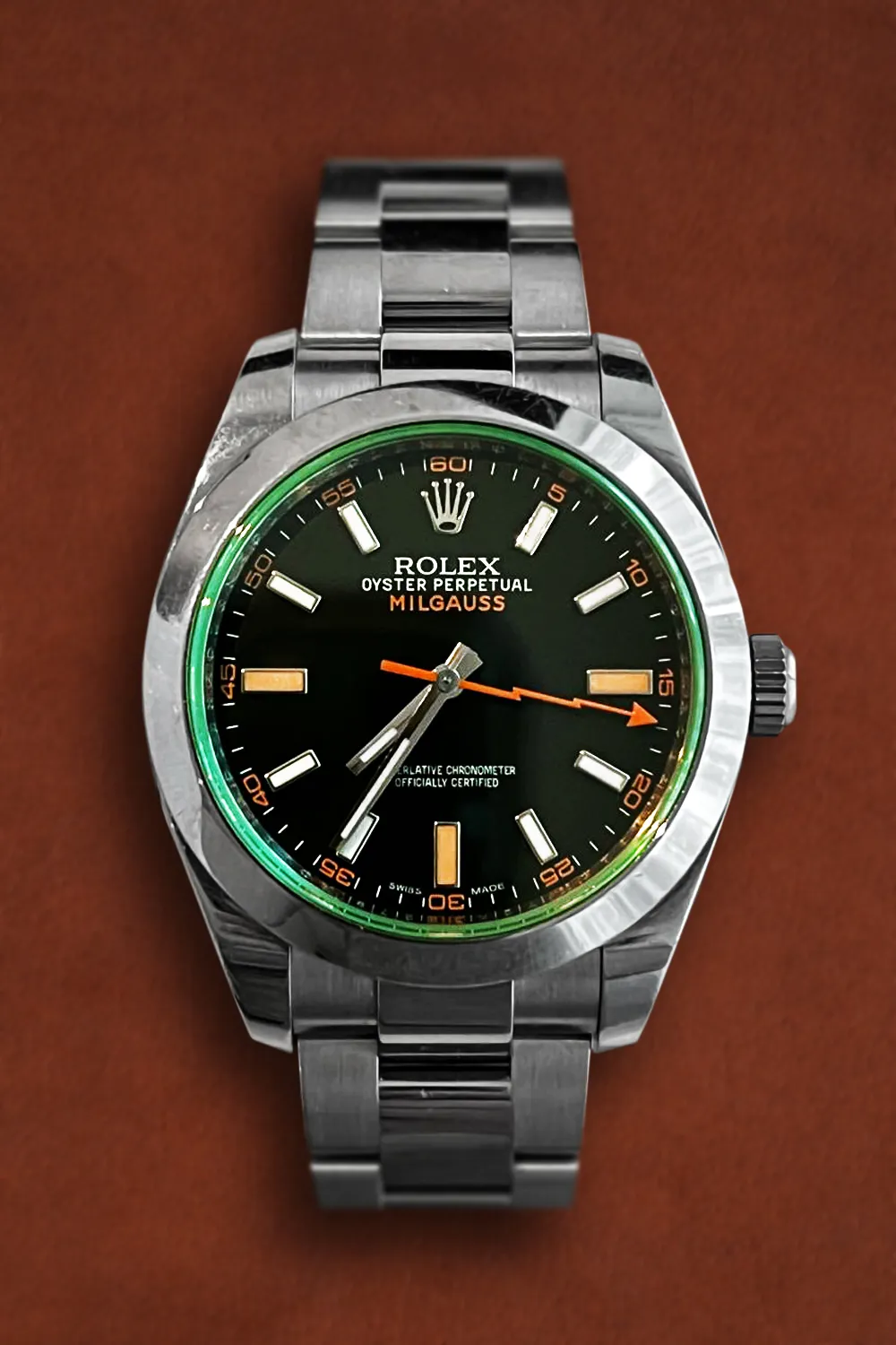 Rolex Milgauss 116400GV 40mm Stainless steel Black