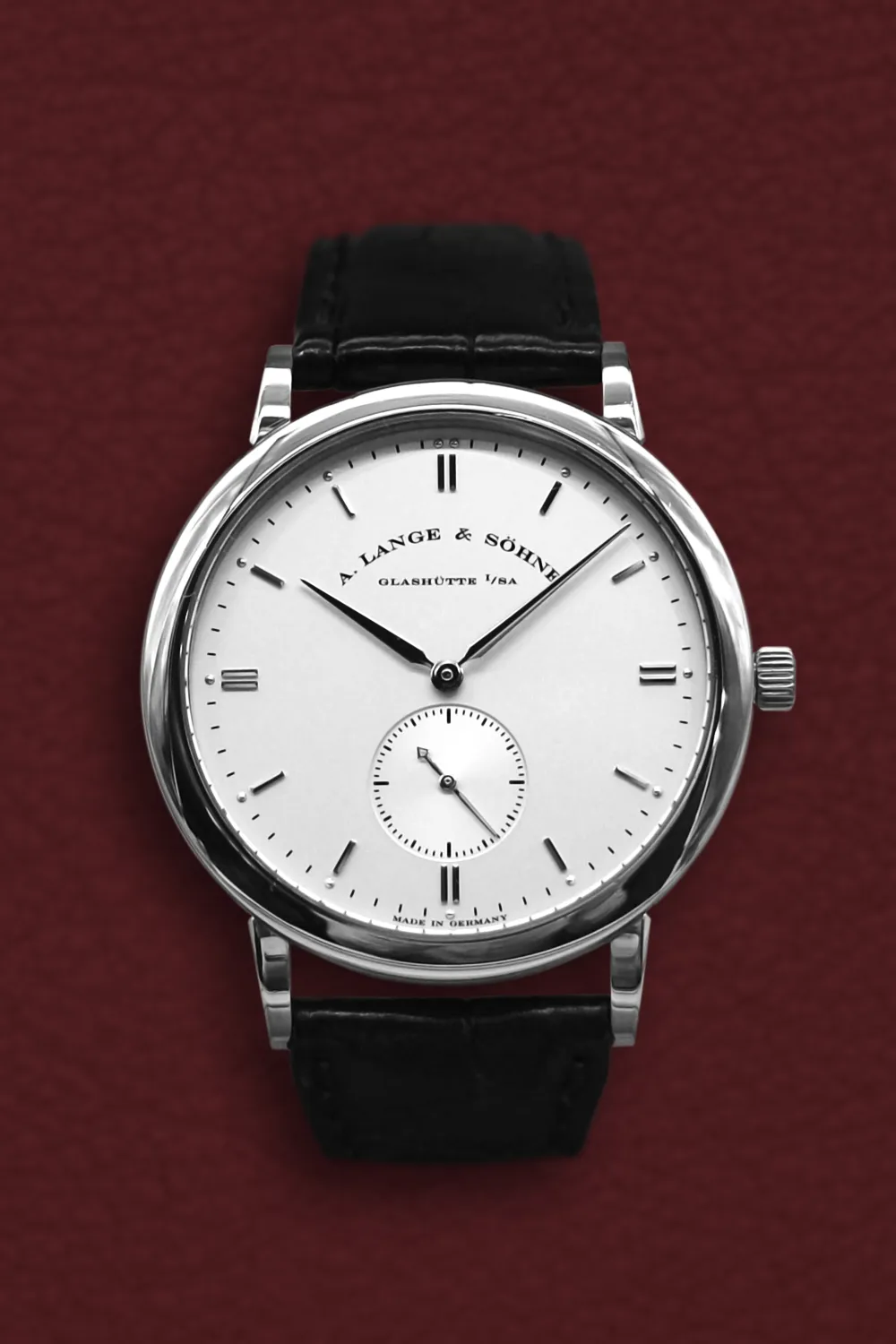 A. Lange & Söhne Saxonia 215.026 37.5mm White gold Silver