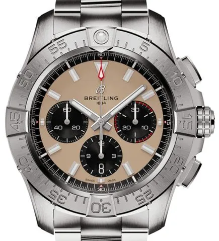 Breitling Avenger AB0147101A1A1 44mm Stainless steel Beige