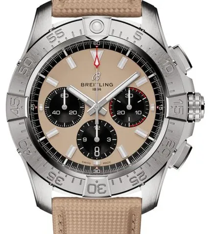 Breitling Avenger AB0147101A1X1 44mm Stainless steel Beige