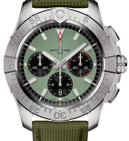 Breitling Avenger AB0147101L1X1 44mm Stainless steel Green