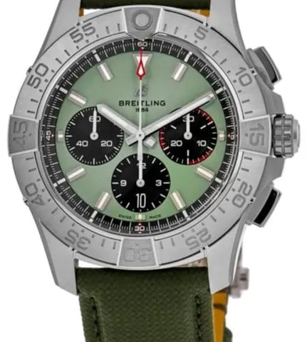 Breitling Avenger AB0147101L1X1 44mm Stainless steel Green