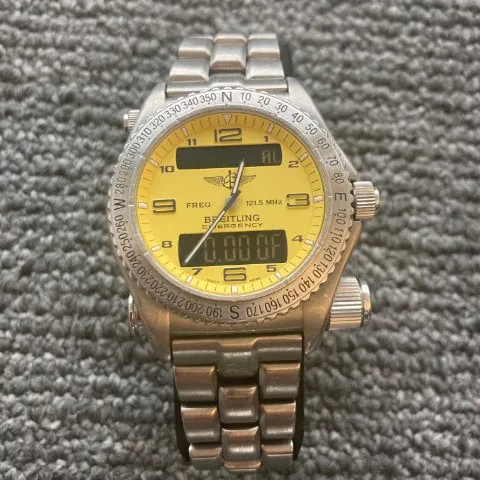 Breitling Emergency E76321 43mm Titanium Yellow