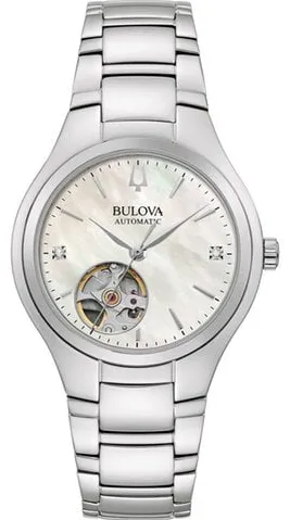 Bulova 96P247 34mm Stainless steel Mother-of-pearl