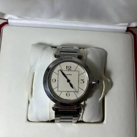 Cartier Pasha 2730 42mm Steel White