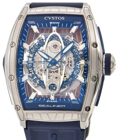 Cvstos CVT-SEA2ST 41mm Stainless steel Transparent