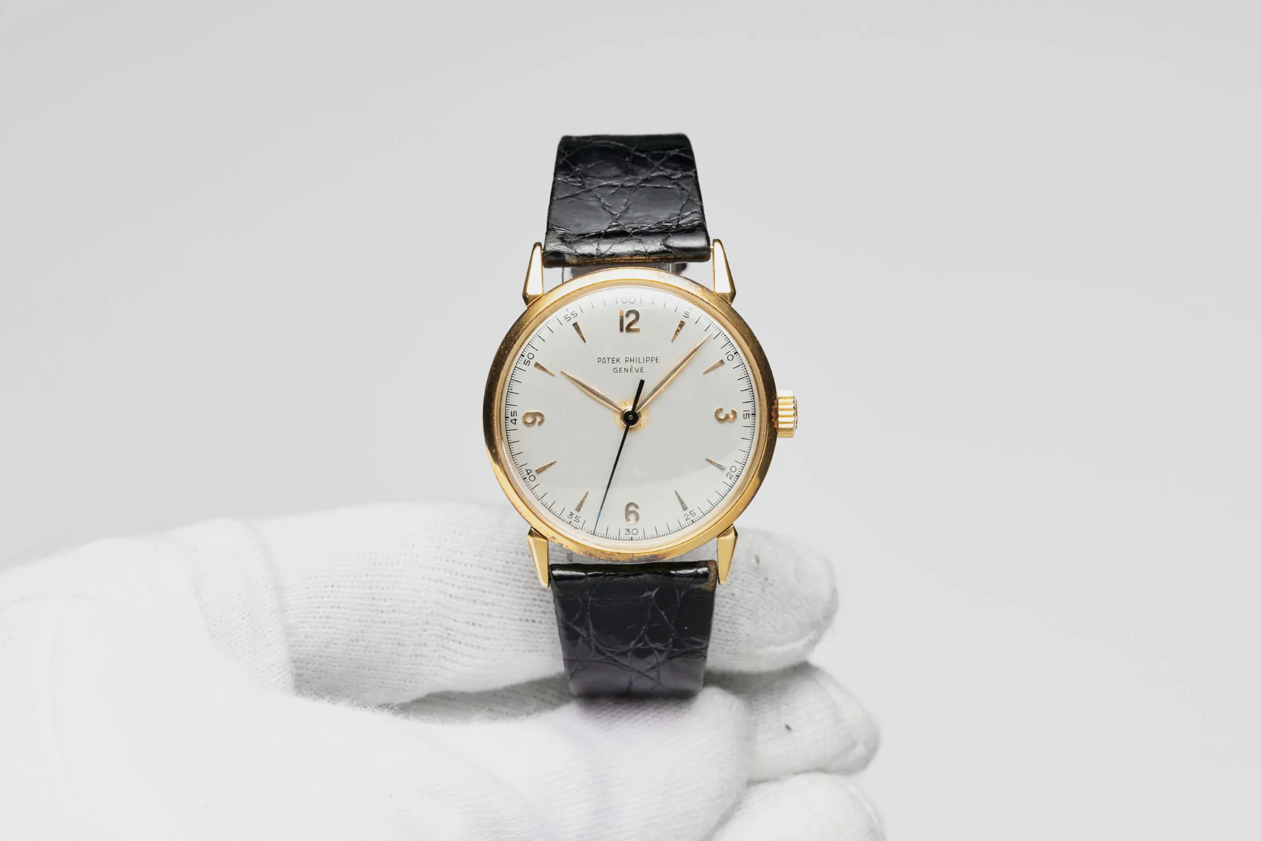 Patek Philippe Calatrava 1578 35mm Yellow gold Silver 6