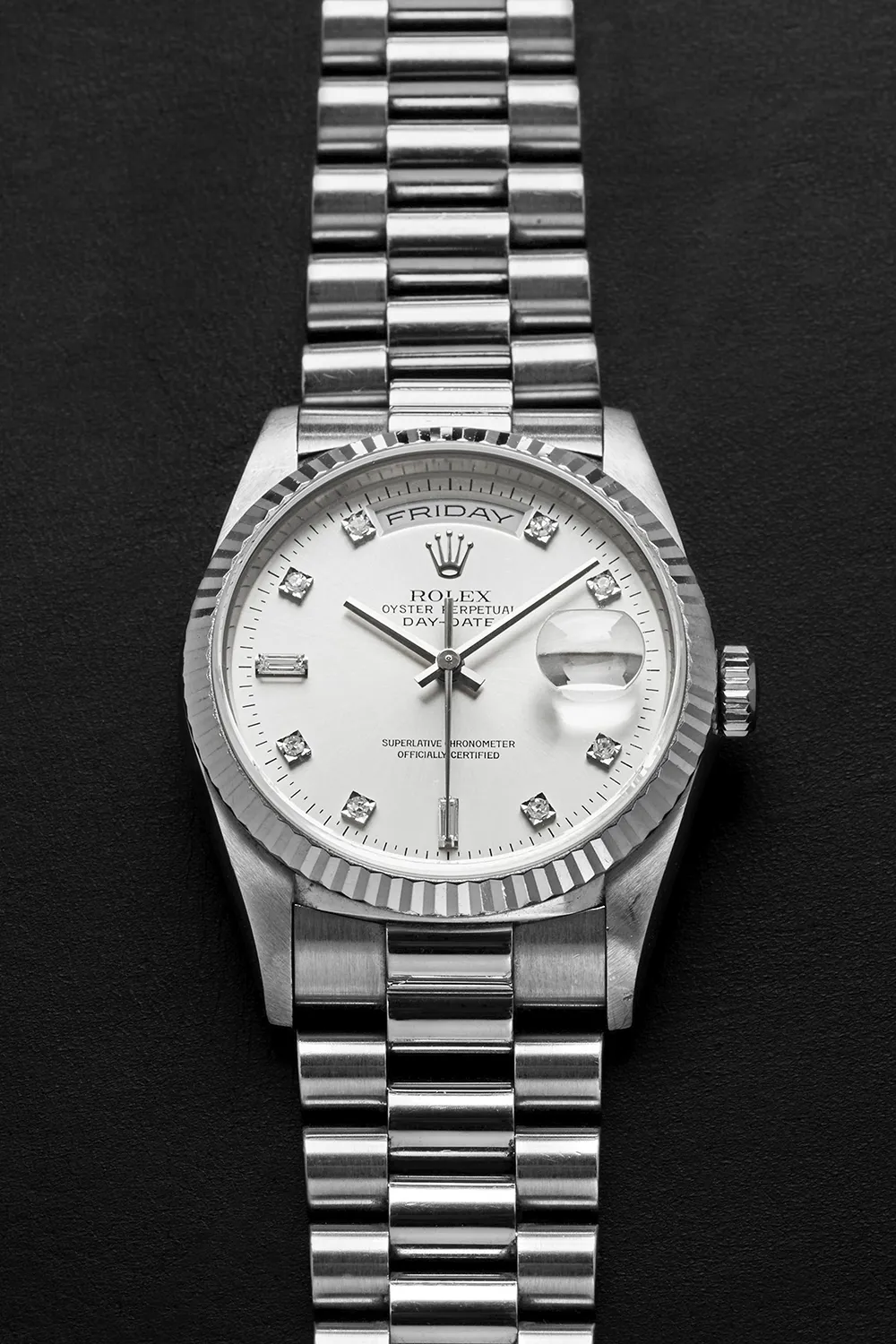 Rolex Day-Date 36 18239 36mm White gold Silver