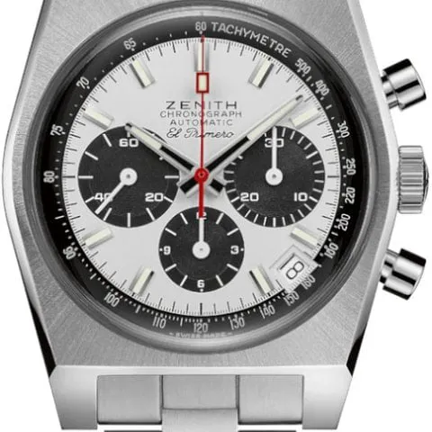 Zenith El Primero Chronomaster 03.A384.400/21.M384 37mm Steel White