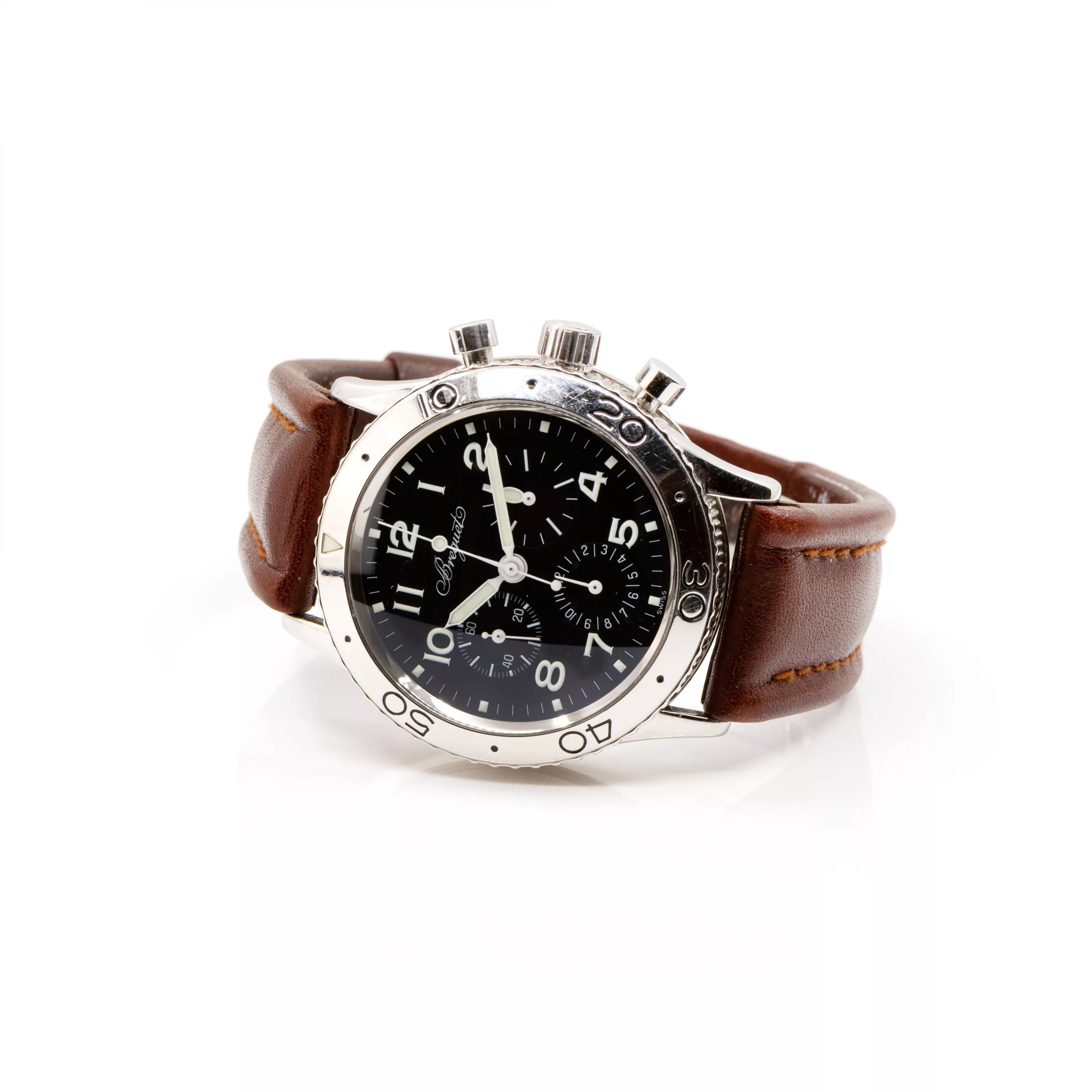 Breguet Type XX Aéronavale 3800PT/92/1W6 40mm Platinum Black